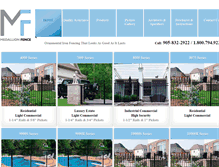 Tablet Screenshot of medallionfence.com